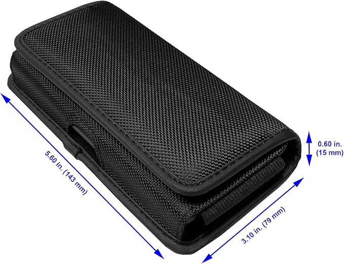 Nylon Cellphone Holster for iPhone SE, 11 Pro, Alcatel Insight, LG Aristo 2 - Image 2