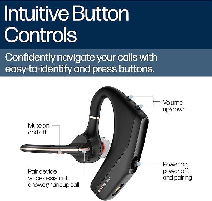POLY Voyager Legend 50 UC Bluetooth Headset - Image 8