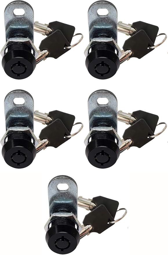 Admiral Locks Tubular Cam Lock, Keyed Alike Removable Key RV Compartment by AdmiralLocks