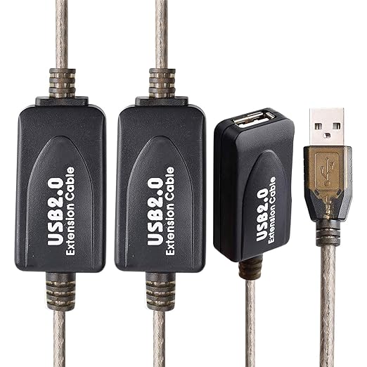 130 FT USB Extension Cable, USB 2.0 Type A Male to A Female Active Repeater - Image 3