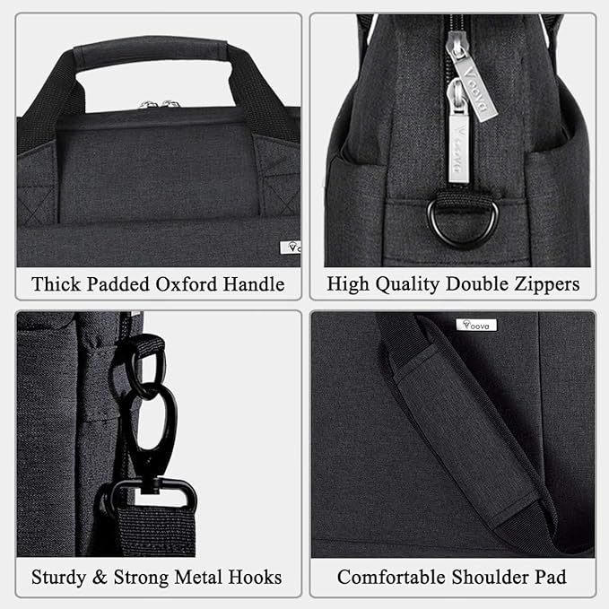 Voova Laptop Bag Case 15 15.6 16 Inch, Computer Sleeve Messenger Bag - Image 3