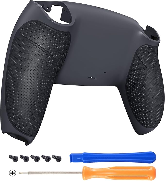 eXtremeRate Classic Gray & Dark Gray Performance Rubberized Grip Custom Back by eXtremeRate