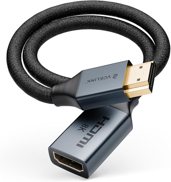 VCELINK 8K Short HDMI Extender Cable 0.6 FT Ideal by VCELINK