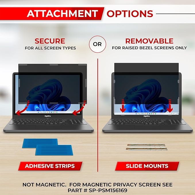 15.6 Inch 16:9 Laptop Privacy Screen Filter - Image 4