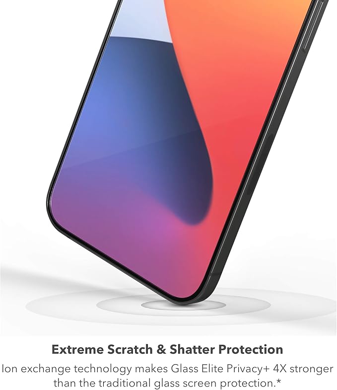 ZAGG InvisibleShield Glass Elite Privacy+ Screen Protector - Image 3