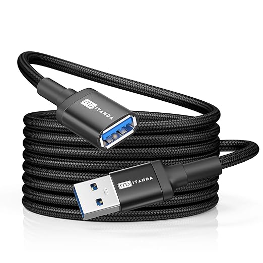 ITD ITANDA 6FT USB Extension Cable USB 3.0 Extension Cord Type A Male to Female by ITDITANDA