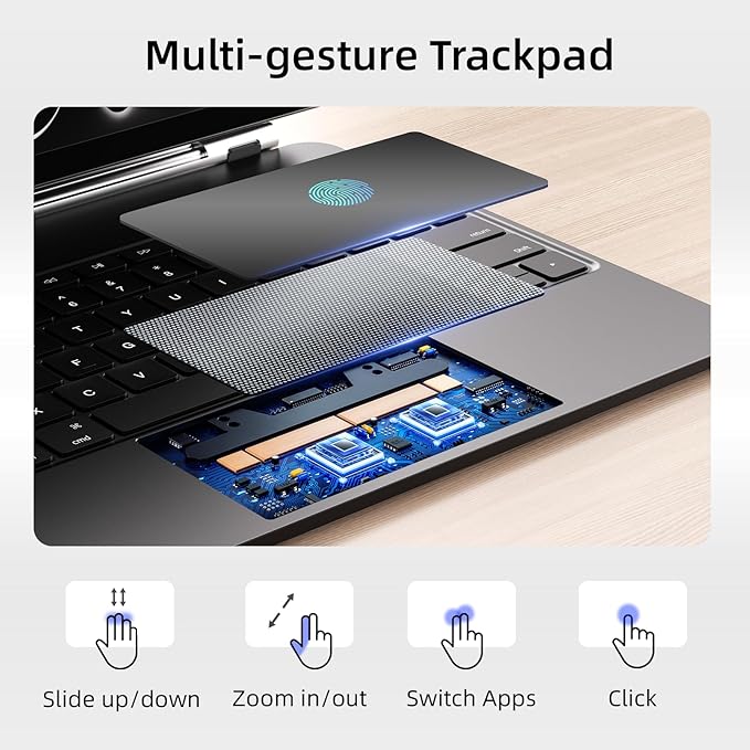 for iPad Air 13 inch case Keyboard M3 2025 & M2 2024, Magic Keyboard - Image 5
