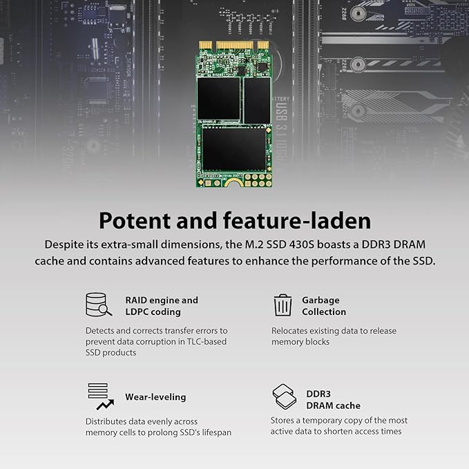 Transcend 1TB M.2 2242 SATA III SSD - Image 7