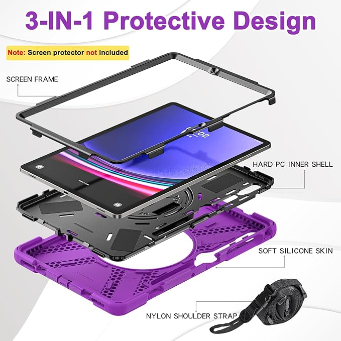 BRAECN for Galaxy Tab S10 Plus Case 2024&S9 FE Plus/S8 Plus/S7 Plus /S7 FE 12.4 - Image 5