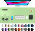 Aothia Leather Desk Pad Protector, Mouse Pad, Office Desk Mat, Non-Slip PU by Aothia