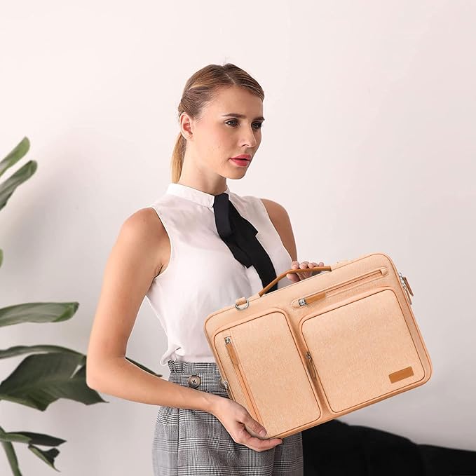 MOSISO 360 Protective Laptop Shoulder Bag, 13-13.3 inch Computer Bag Compatible - Image 6