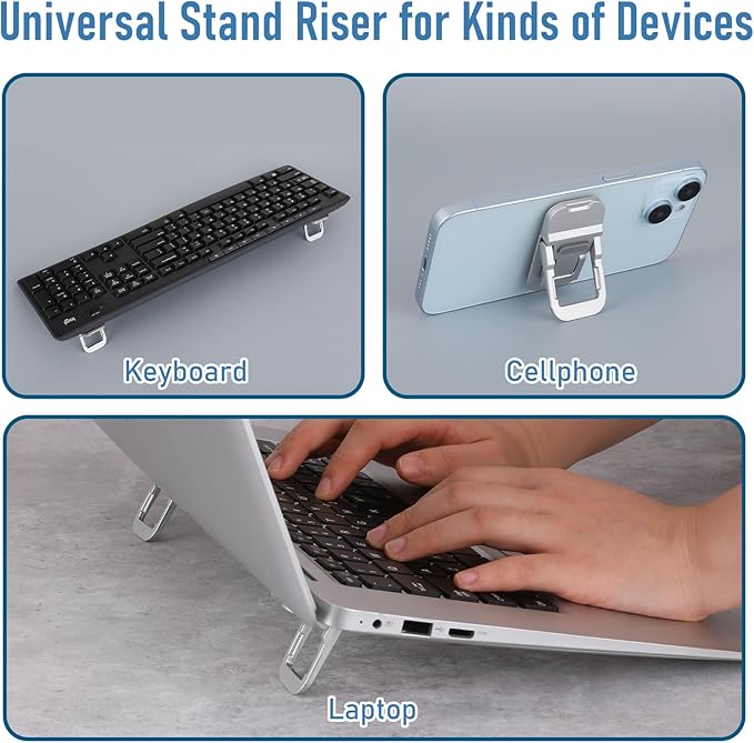 Bewudy 2 Pcs Portable Keyboard Riser - Image 7