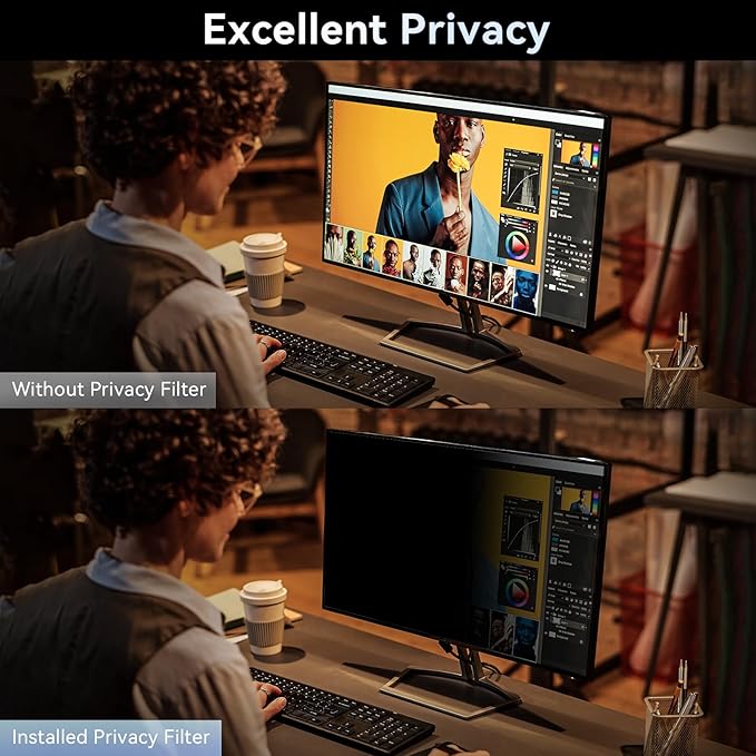 22 Inch Computer Privacy Screen Filter - Image 2
