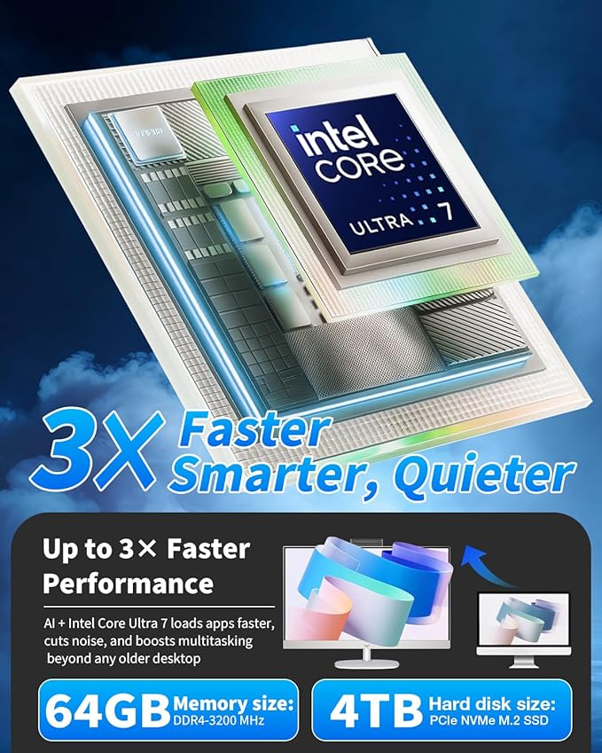 HP 27" All-in-One Desktop Computer - Image 3