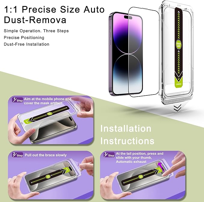 [2-Pack Ultra HD Clear Screen Protector - Image 3