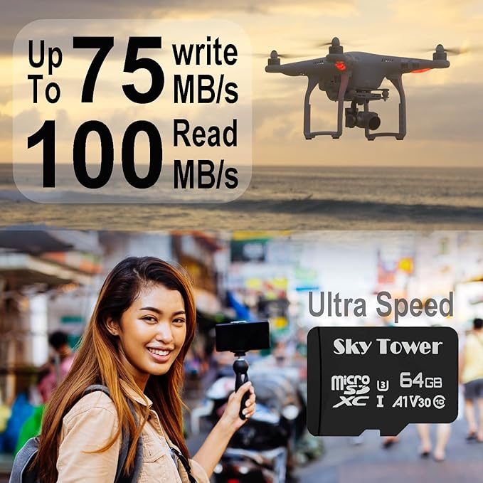 Sky Tower Ultra microSDXC microSDHC UHS-I Memory Card - Image 3