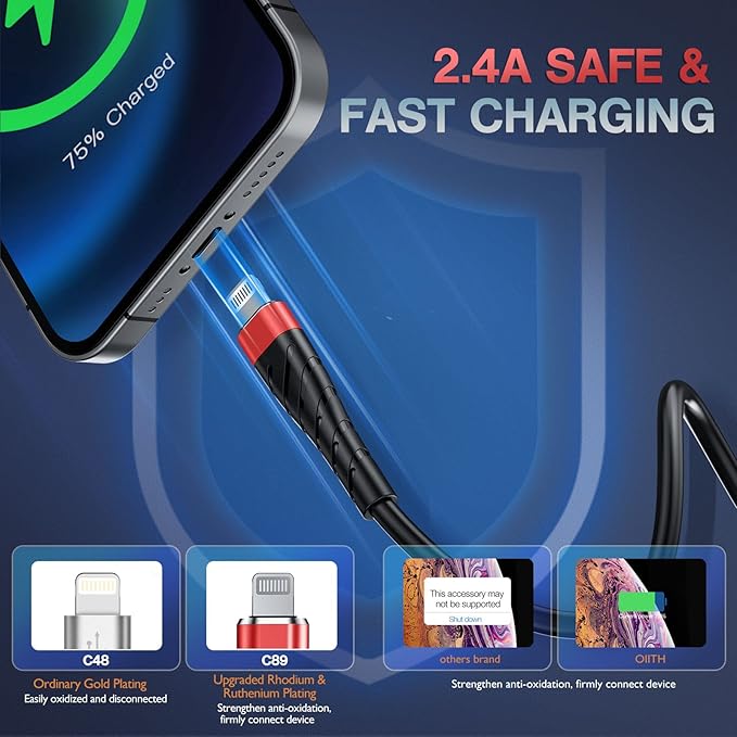 Compatible with Apple MFi Certified Short - Image 3