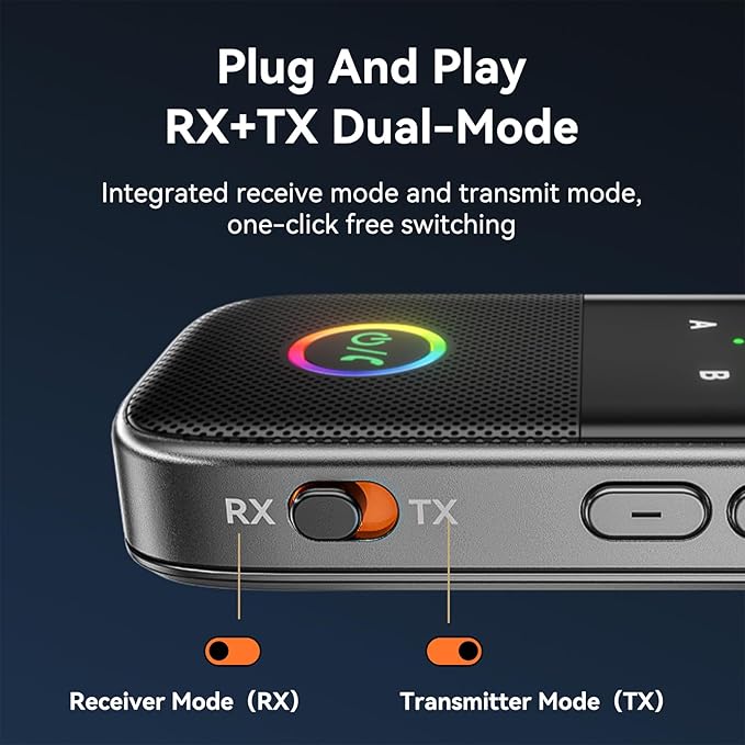 Bluetooth 5.2 Transmitter Receiver aptX Adaptive/Low Latency/HD Bluetooth - Image 9