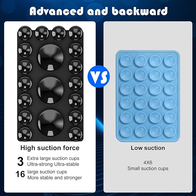 2024 Upgrade 2PCS Silicone Suction Cup Phone Case Adhesive Mount, Adhesive Grip - Image 2