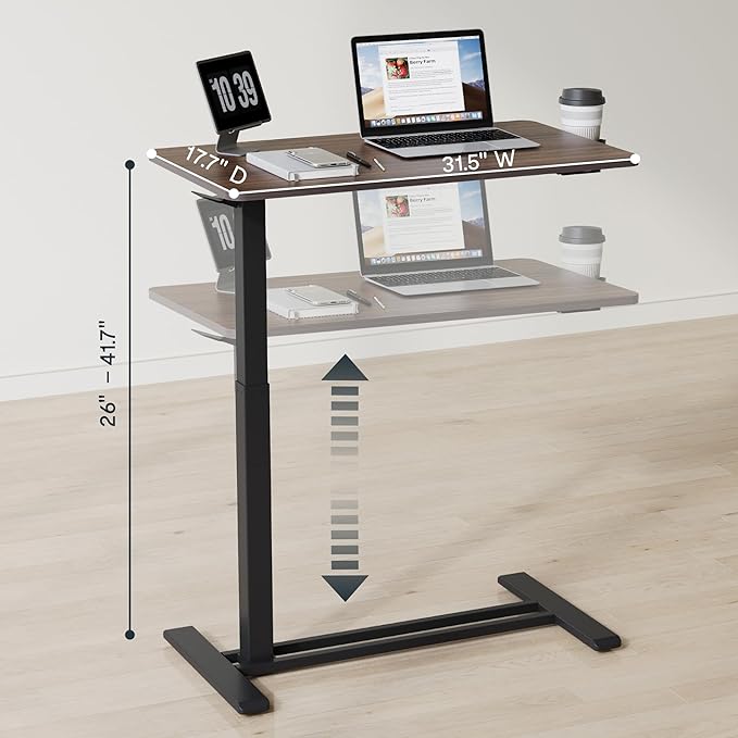 FLEXISPOT Medical Adjustable Overbed Bedside Table - Image 3