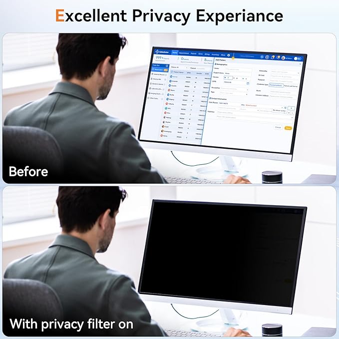 Mamol 24 Inch Computer Privacy Screen Filter - Image 2