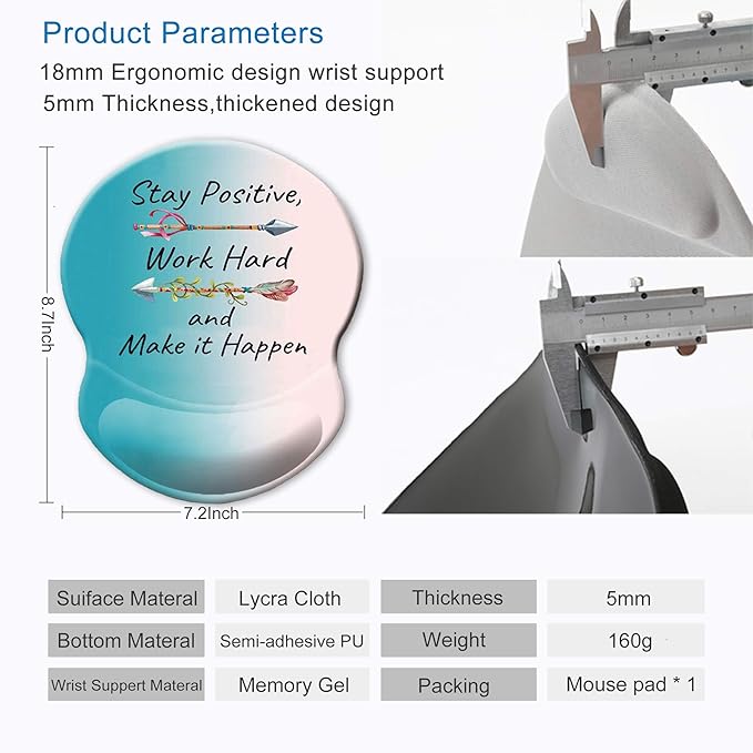 ITNRSIIET Ergonomic Mouse Pad - Image 4