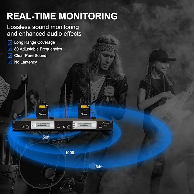 UHF Dual Wireless in-Ear Monitor System - Image 2
