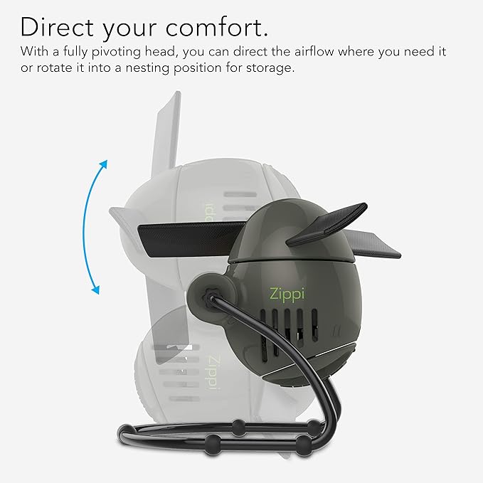 Vornado Zippi Small Personal Fan, Foldable Cooling - Image 4