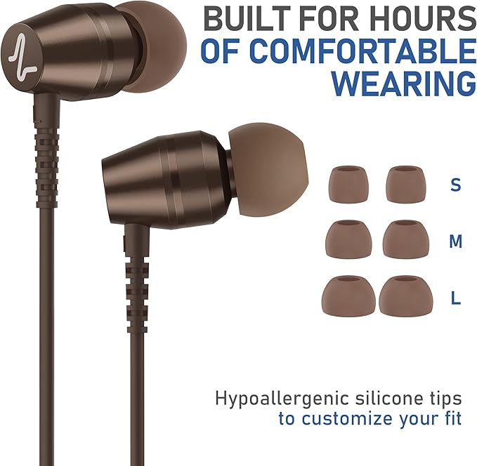 LUDOS OMNITONE Wired Earbuds in-Ear Headphones, 5 Year Warranty, Earphones - Image 6