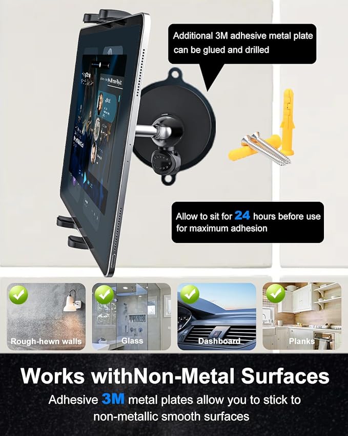 Metal iPad Magnetic Mount for Tractor/Golf - Image 8