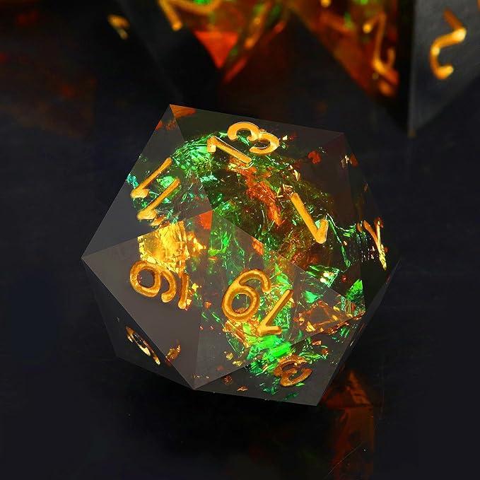 Haxtec Galaxy DND Dice Set Sharp Edge Dice - Image 2