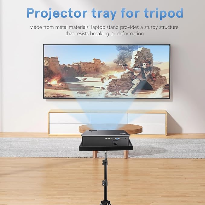 MAGICLULU Projector Stand Tripod 44.88 Inch Height Adjustable Tripod Stand - Image 4