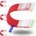 Rapink Slim Cat6/ Cat6a Ethernet Patch Cable 1ft, 10G Support by Rapink