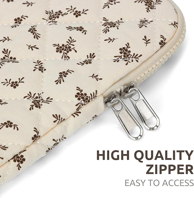 Puffy Laptop Sleeve 13-15.6 Inch Cute Quilted Laptop Protective Case Padded - Image 6