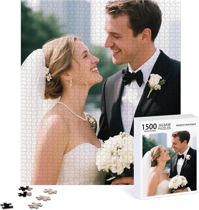 Personalized Photo Puzzle with Glossy Finish – Custom Jigsaw Puzzle by Custom