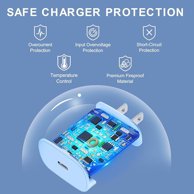 USB C Phone 16 15 Charger Fast Charging, 30W Phone 16 15 Pro Max Charger Block - Image 4