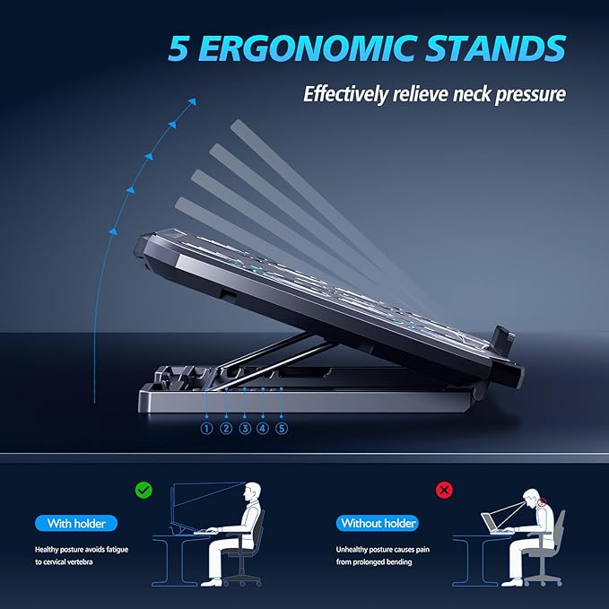 Laptop Cooling Pad, Gaming Laptop Cooler - Image 4