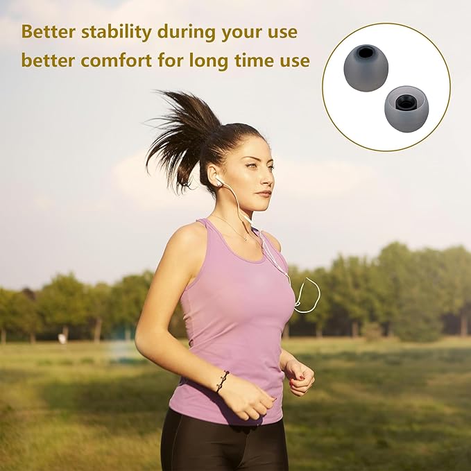 Silicone Replacement Earbud Tips Earbud Covers Fit - Image 6