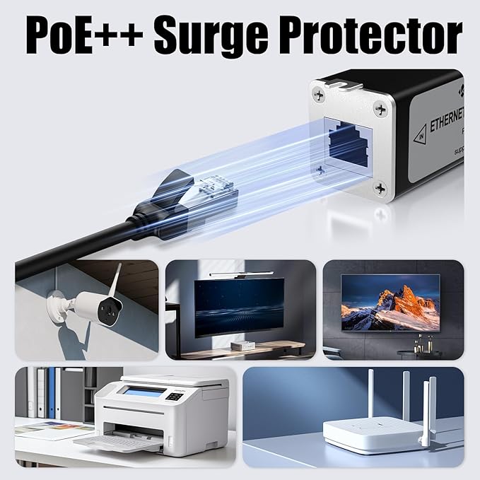 20KA Ethernet Surge Protector Gigabit, RJ45 Surge Protector-Ethernet Transformer - Image 8