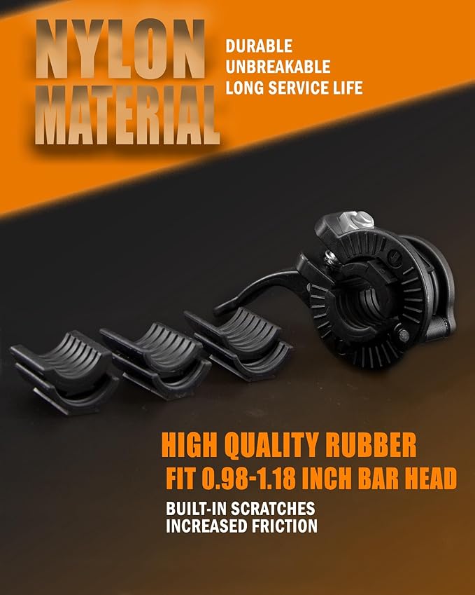 MAXRICH Barbell Clamp 1 inch Multiple Sizes & Adjustable Weight Clips - Image 5
