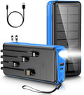 Portable Charger with Built in Cable and Wall Plug 50000mAh PD30W Fast Charging by boogostore