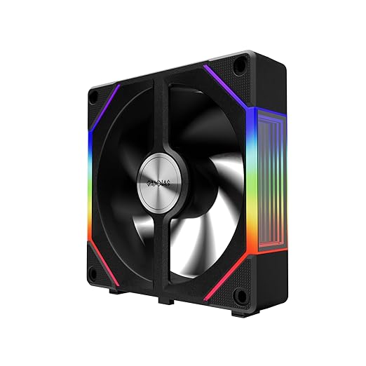 GAMDIAS 120mm ARGB PWM Case Fan, 2 Blades in 1 Fan Pack, Sync - Image 13