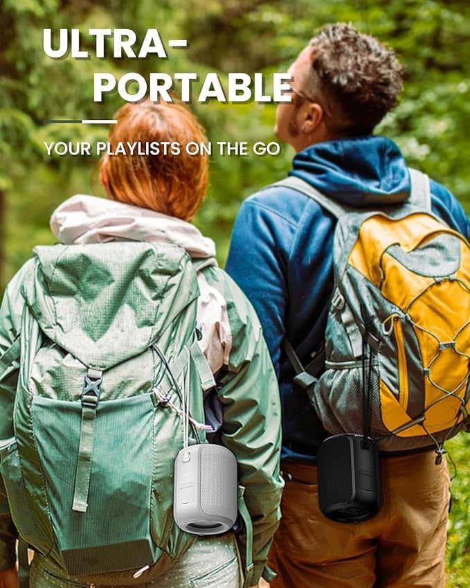 NOTABRICK Bluetooth Speakers, Portable Wireless Speaker - Image 6