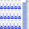16GB Bulk Flash Drives 50 Pack EASTBULL USB Flash Drives Pack USB 2.0 Thumb by EASTBULL