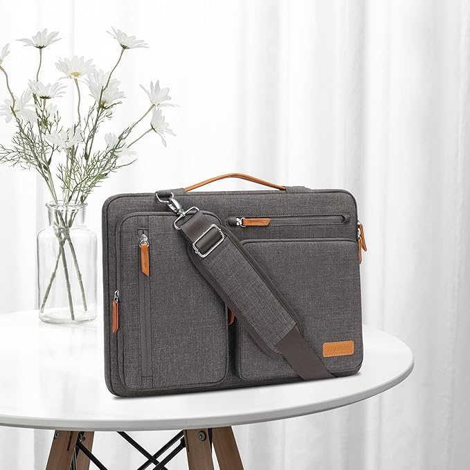 MOSISO 360 Protective Laptop Shoulder Bag, 15-15.6 inch Computer Bags Compatible - Image 7