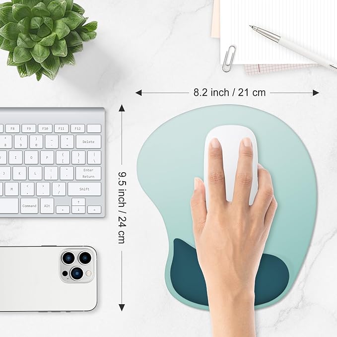 ITNRSIIET Ergonomic Mouse Pad, Cushioned Gel Wrist Rest, Non-Slip Base - Image 6