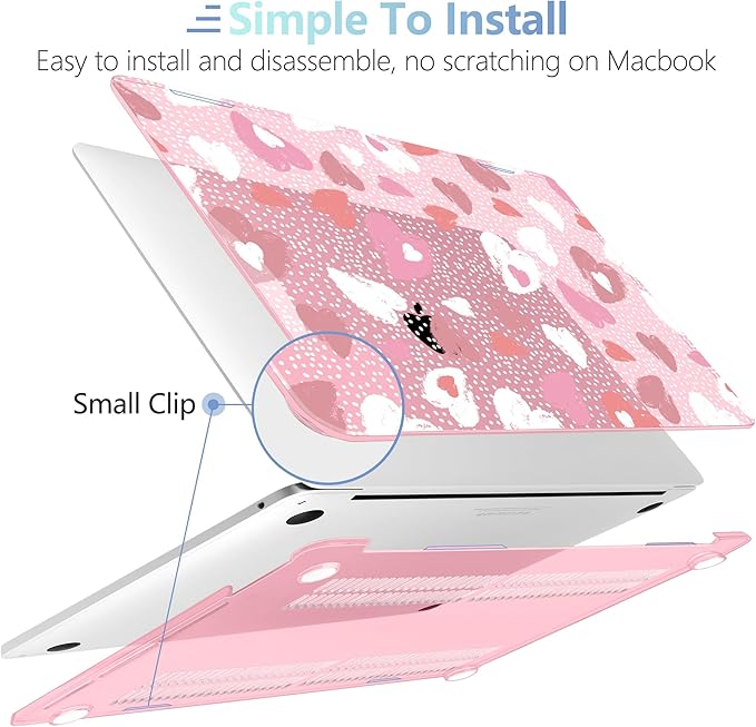 MEEgoodo Case for MacBook Pro 13 inch Case 2022 2021 2020 New A2338 M2/M1 A2251 - Image 4