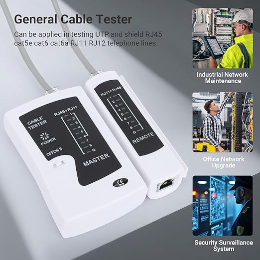RJ45 Cable Tester Network Cable Tester Ethernet Wire Test Tool - Image 7