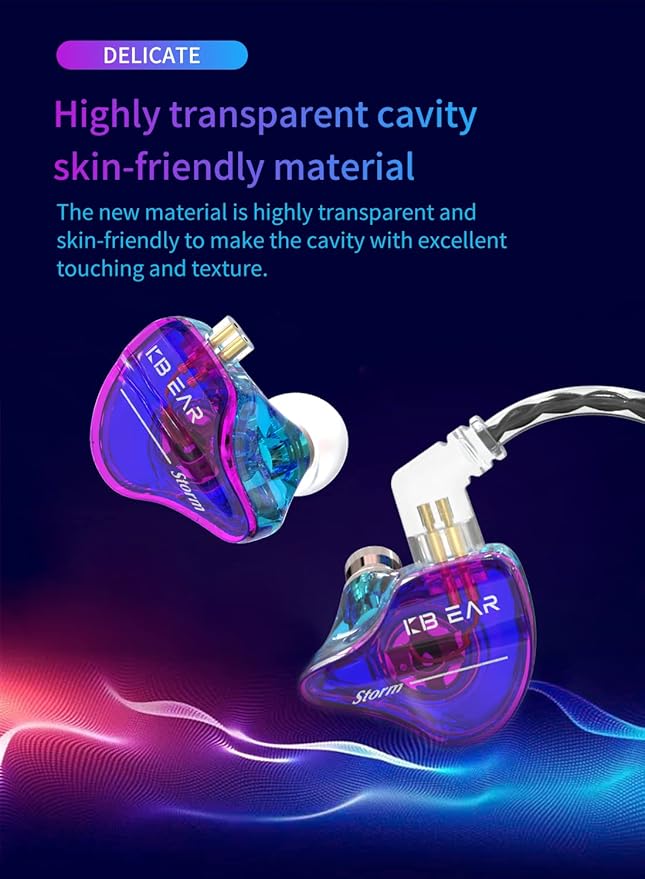 YINYOO KBEAR Storm Professional in Ear Headphones Monitor Earphones - Image 4
