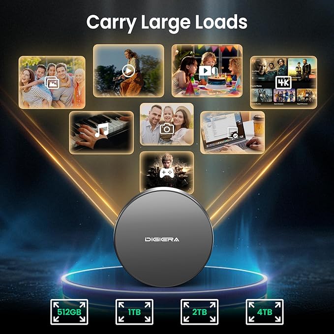 4TB Magnetic Portable SSD, External Solid State Drives - Image 6